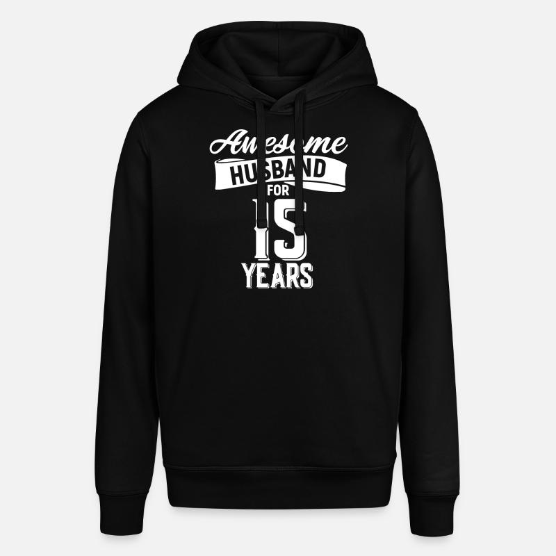 15e anniversaire de mariage - Sweat à capuche SOUNDER Stanley/Stella Unisexe - noir