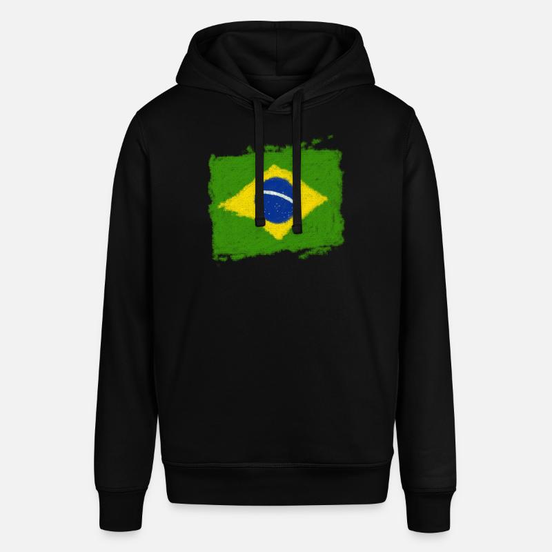 Drapeau brésilien - Sweat à capuche SOUNDER Stanley/Stella Unisexe - noir
