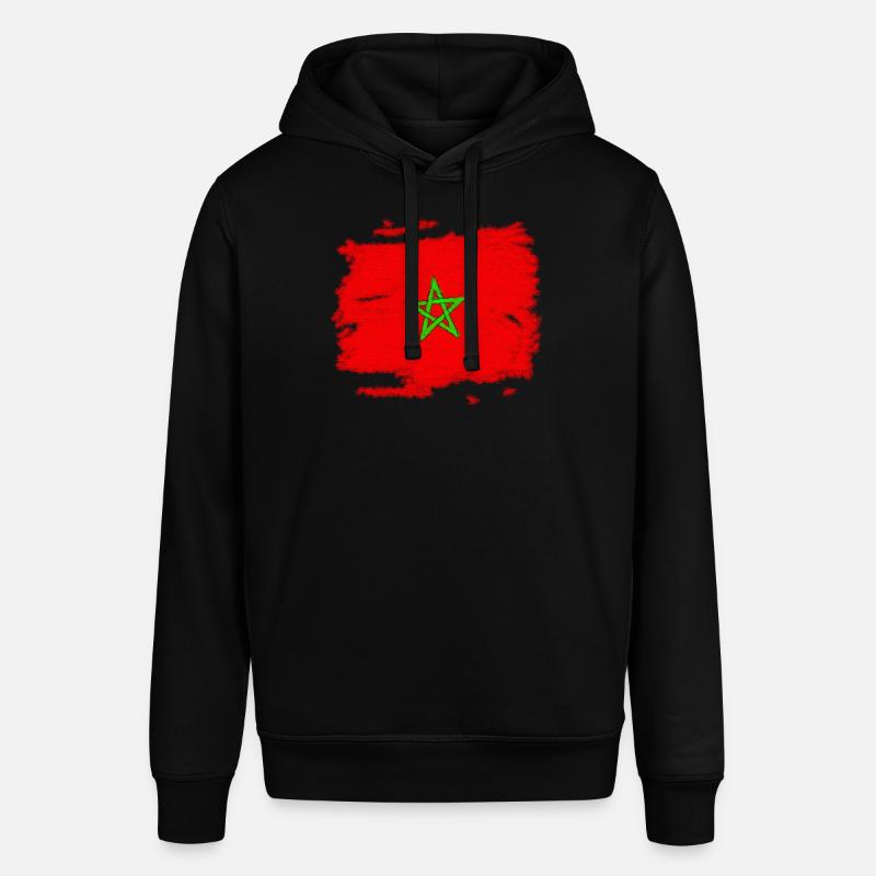 Drapeau du Maroc - Sweat à capuche SOUNDER Stanley/Stella Unisexe - noir
