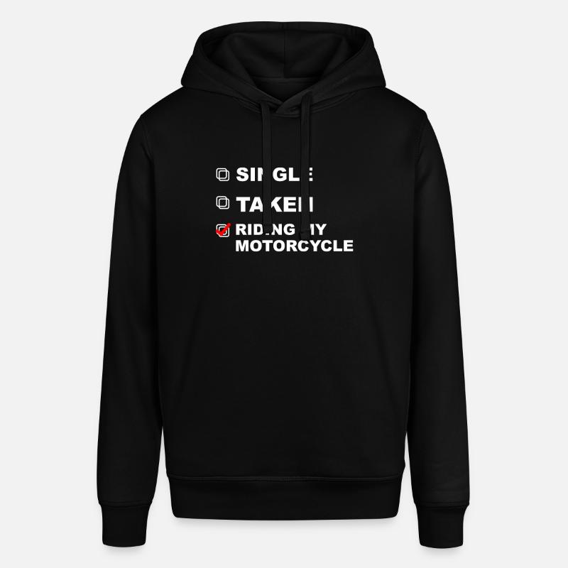 Célibataire, pardon, moto! - Cadeau - Sweat à capuche SOUNDER Stanley/Stella Unisexe - noir