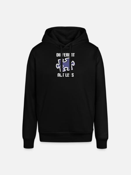 DIFFERENT - NOT LESS! autism - Stanley/Stella SOUNDER Unisex Hoodie - black