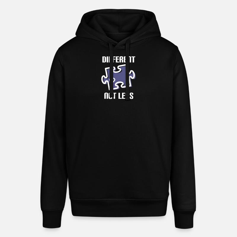 DIFFERENT - NOT LESS ! AUTISME - Sweat à capuche SOUNDER Stanley/Stella Unisexe - noir