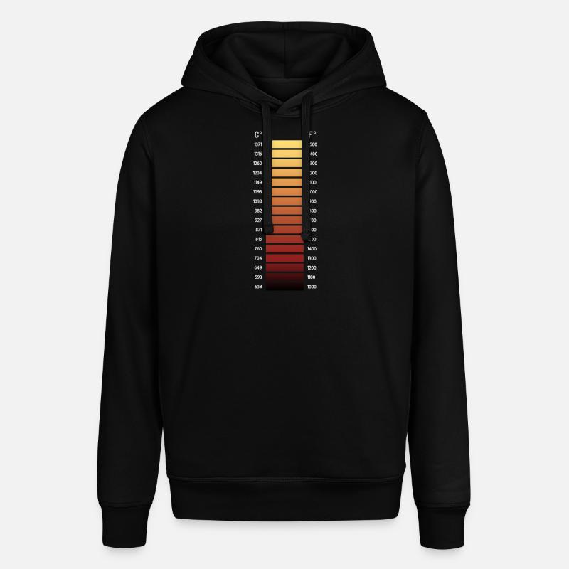 Zone de forgeron - chauffage de grille de température - Sweat à capuche SOUNDER Stanley/Stella Unisexe - noir