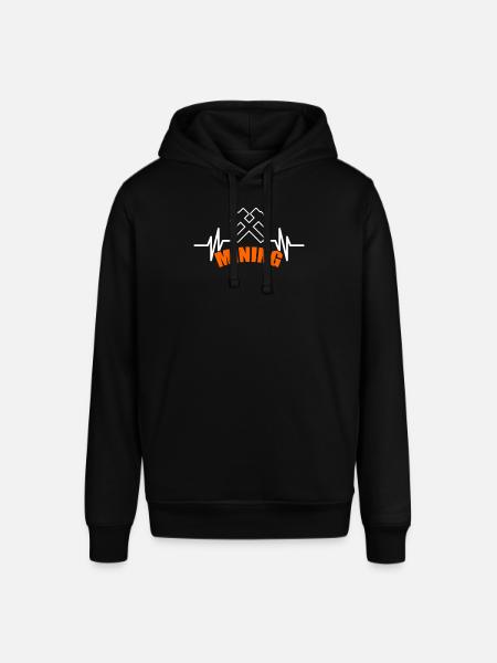 Miners T-Shirt & Gift Idea Knappe - Stanley/Stella SOUNDER Unisex Hoodie - black