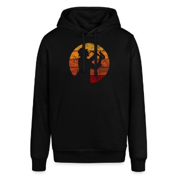 Saxofon Jazz Swing Klassik Musik Ska Punk Rock - Stanley/Stella Unisex Hoodie SOUNDER - Schwarz - Vorne - Alina (178cm) & Michal (187cm)