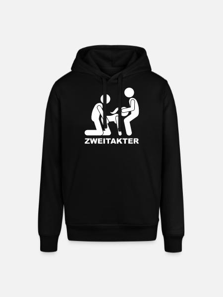 Two-stroke two-stroke 2-stroke - Stanley/Stella SOUNDER Unisex Hoodie - black