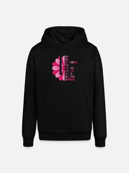 Positiv Motivation Spruch Sonnenblume Hoffnung - Stanley/Stella Unisex Hoodie SOUNDER - Schwarz
