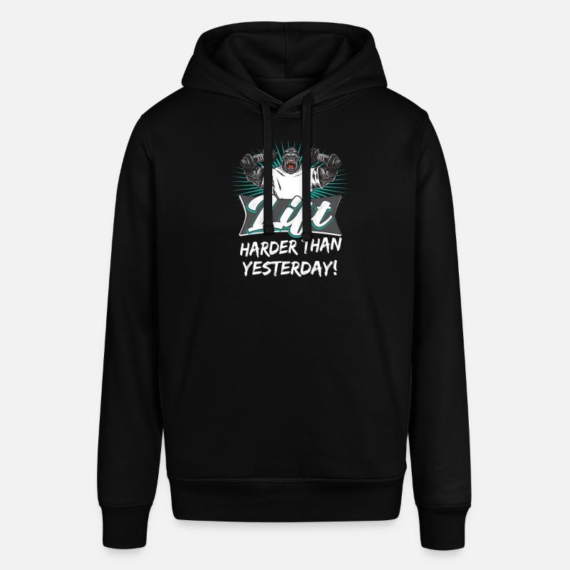 Workout Motivation Bodybuilder Training - Stanley/Stella Unisex Hoodie SOUNDER - Schwarz