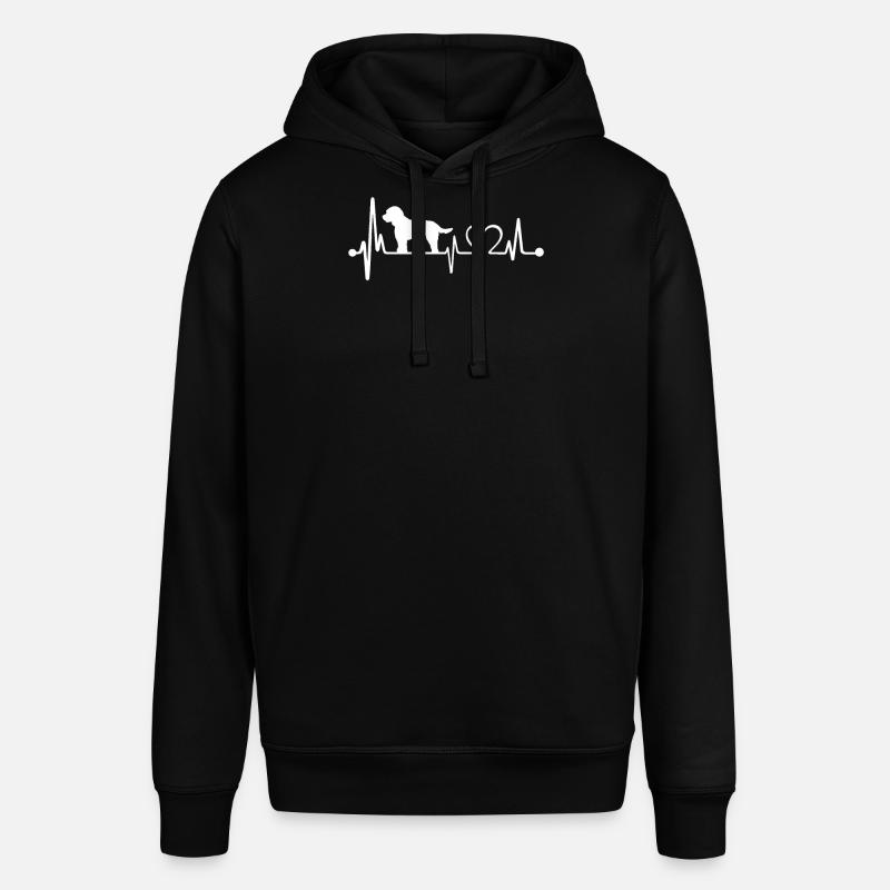 Cockapoo Heart Beat Pulse - Sweat à capuche SOUNDER Stanley/Stella Unisexe - noir