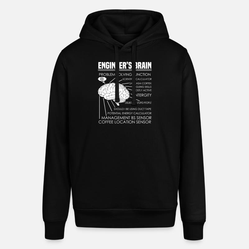 Engineer's Brain Problem Solving - Stanley/Stella Unisex Hoodie SOUNDER - Schwarz