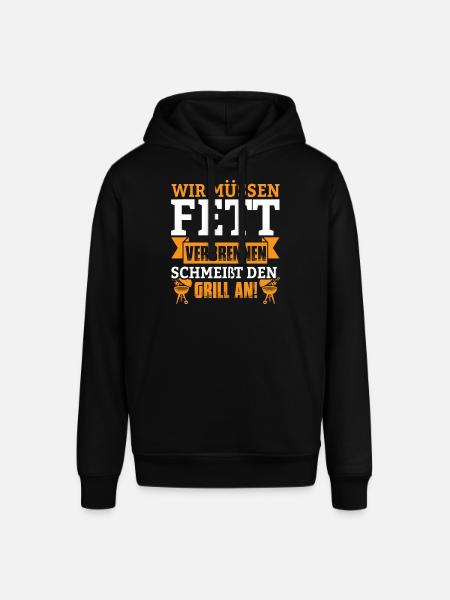 Fett verbrennen - Stanley/Stella Unisex Hoodie SOUNDER - Schwarz