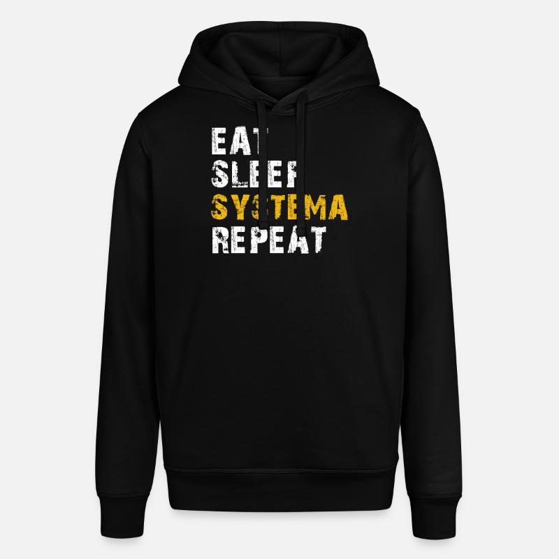 manger le sommeil Systema - Sweat à capuche SOUNDER Stanley/Stella Unisexe - noir