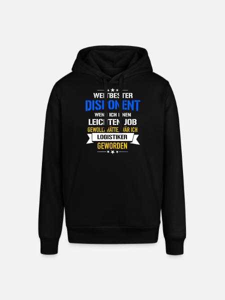 Lustiger Spruch Weltbester Disponent Logistiker - Stanley/Stella Unisex Hoodie SOUNDER - Schwarz