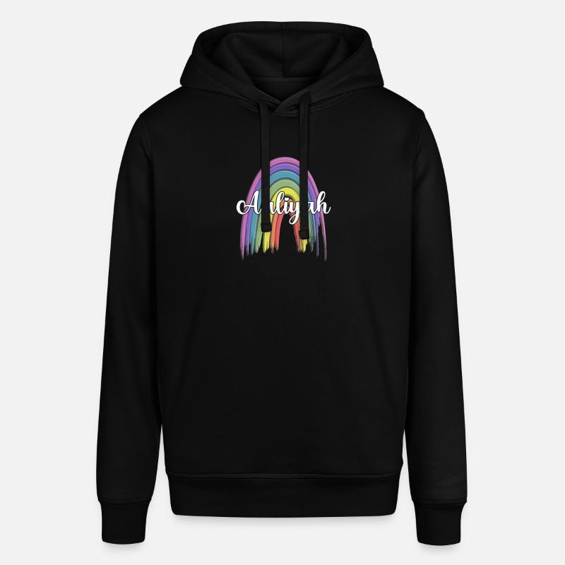 AALIYAH Arc-en-ciel Cursive - Sweat à capuche SOUNDER Stanley/Stella Unisexe - noir