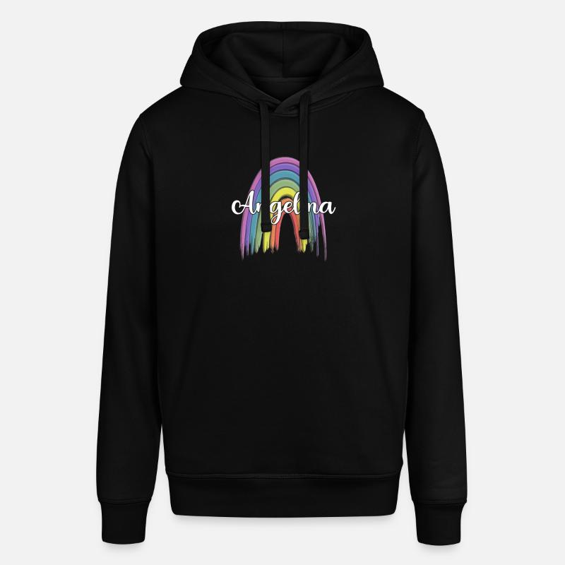ADDISON Rainbow Cursive - Sweat à capuche SOUNDER Stanley/Stella Unisexe - noir