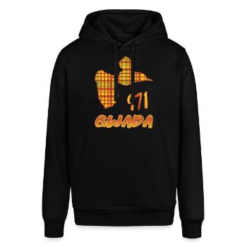 Idee cadeau guadeloupe gwada 971 style madras - Sweat à capuche SOUNDER Stanley/Stella Unisexe - noir - Devant - Alina (178cm) & Michal (187cm)