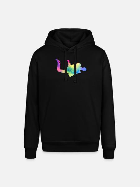 Skydiving Skydiving Extreme Sports - Stanley/Stella SOUNDER Unisex Hoodie - black