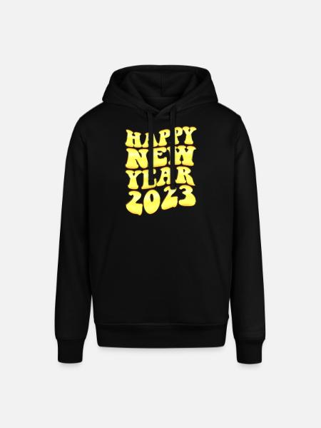 2023 Year of the Rabbit - 2023 Countdown Party Fir - Stanley/Stella SOUNDER Unisex Hoodie - black