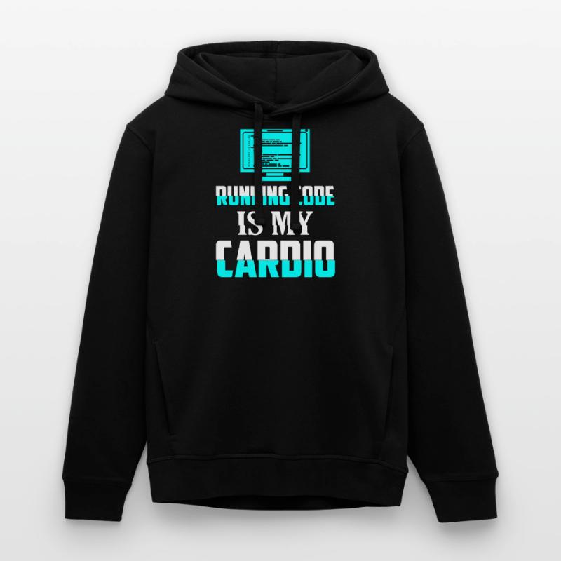 Running Code Is My Cardio Coding Software Stanley/Stella Unisex Hoodie SOUNDER