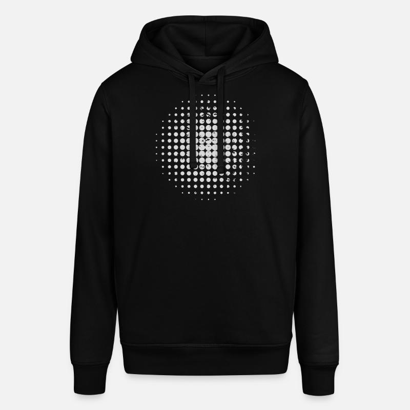 Conception de points rétro - Sweat à capuche SOUNDER Stanley/Stella Unisexe - noir