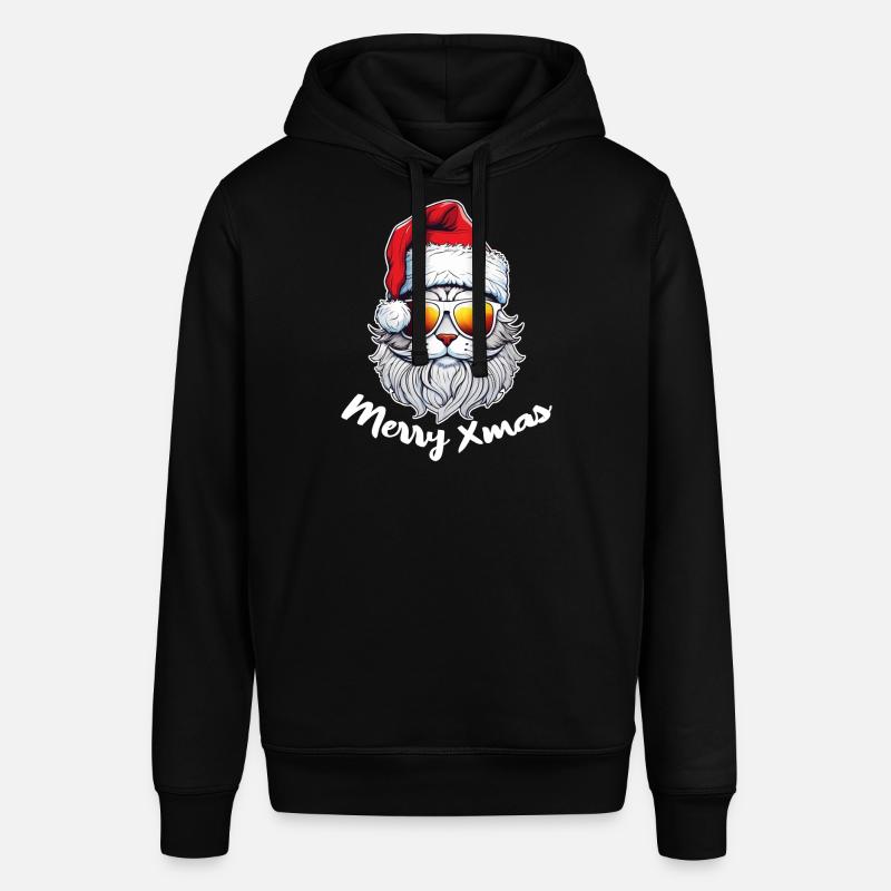 chat noel - joyeux noel - Sweat à capuche SOUNDER Stanley/Stella Unisexe - noir