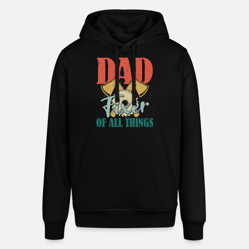 Réparateur polyvalent Papa - Menuiserie Wizard - Sweat à capuche SOUNDER Stanley/Stella Unisexe - noir