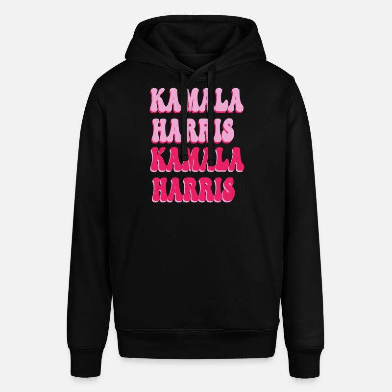 Texte rose Kamala harris - Sweat à capuche SOUNDER Stanley/Stella Unisexe - noir