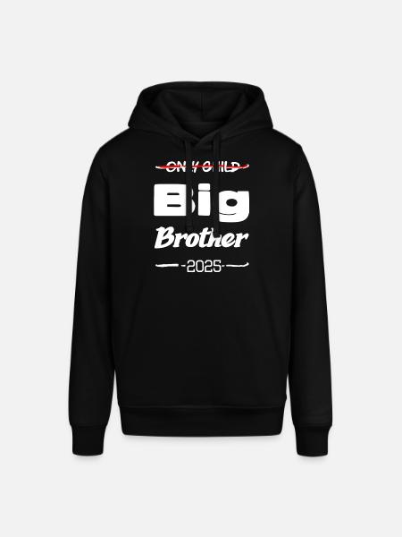 Only child big brother 2025 - Stanley/Stella SOUNDER Unisex Hoodie - black