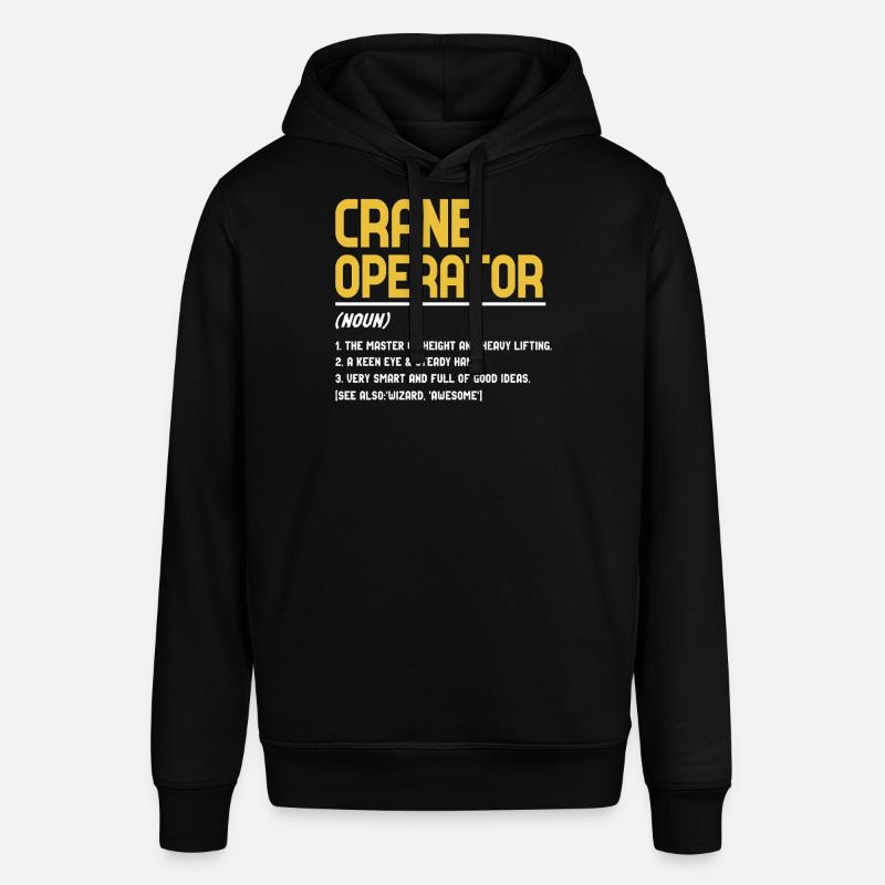 Définition de grutier - Sweat à capuche SOUNDER Stanley/Stella Unisexe - noir