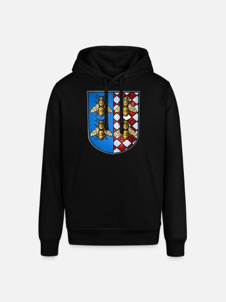 Wappen Bienen - Stanley/Stella Unisex Hoodie SOUNDER - Schwarz