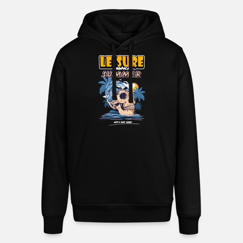 Loisirs Été tropical - Sweat à capuche SOUNDER Stanley/Stella Unisexe - noir