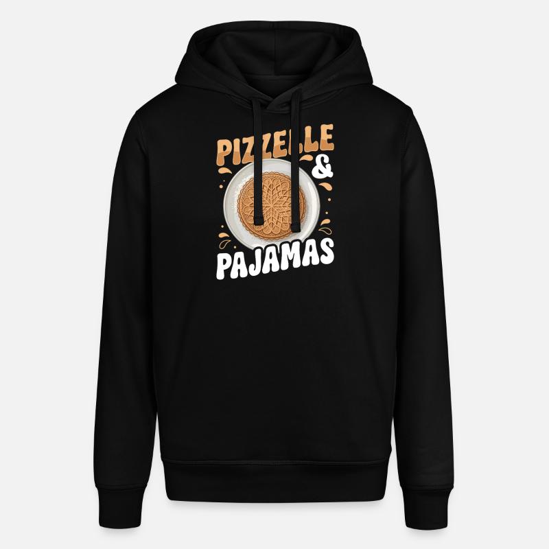 Pizzelle Waffle - Italian Waffles - Stanley/Stella SOUNDER Unisex Hoodie - black