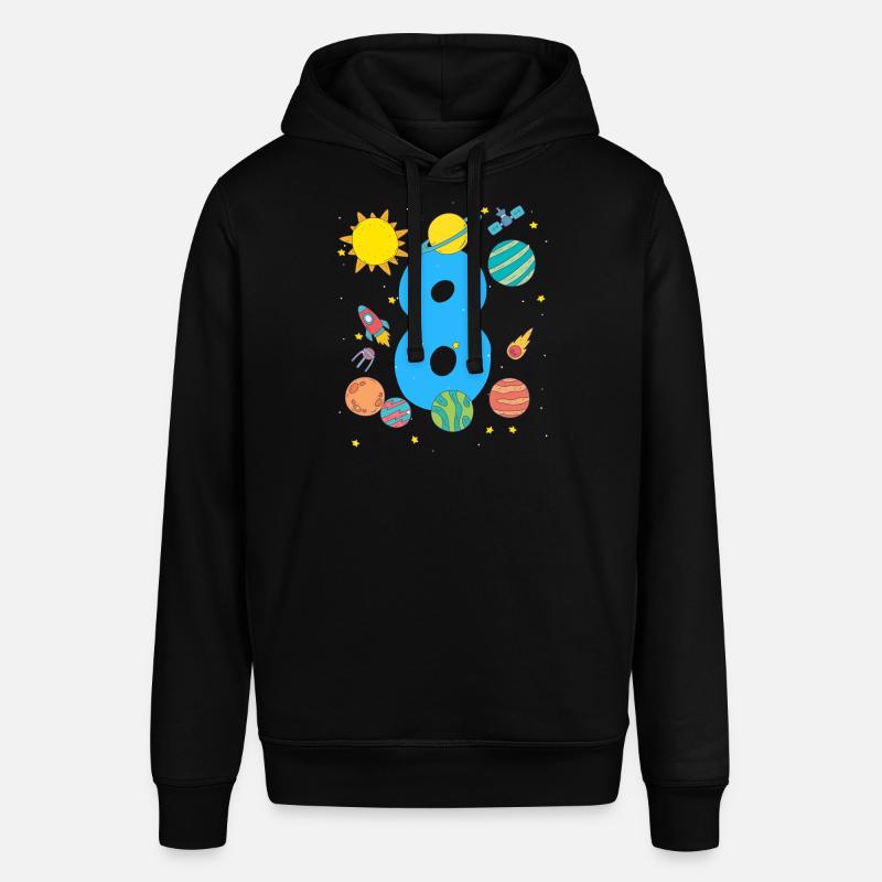 Aventure spatiale huit - Sweat à capuche SOUNDER Stanley/Stella Unisexe - noir