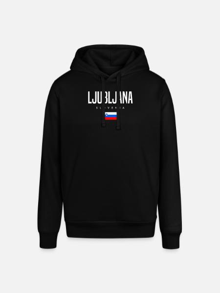 Ljubljana Slovakia - Stanley/Stella SOUNDER Unisex Hoodie - black