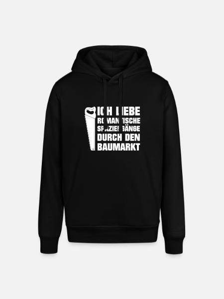 Ich Liebe Romantische Spaziergänge im Baumarkt - Stanley/Stella Unisex Hoodie SOUNDER - Schwarz