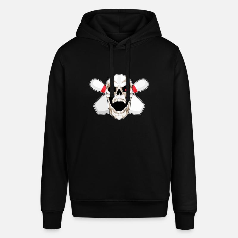 Skull Bowling Bowling Épingle - Sweat à capuche SOUNDER Stanley/Stella Unisexe - noir