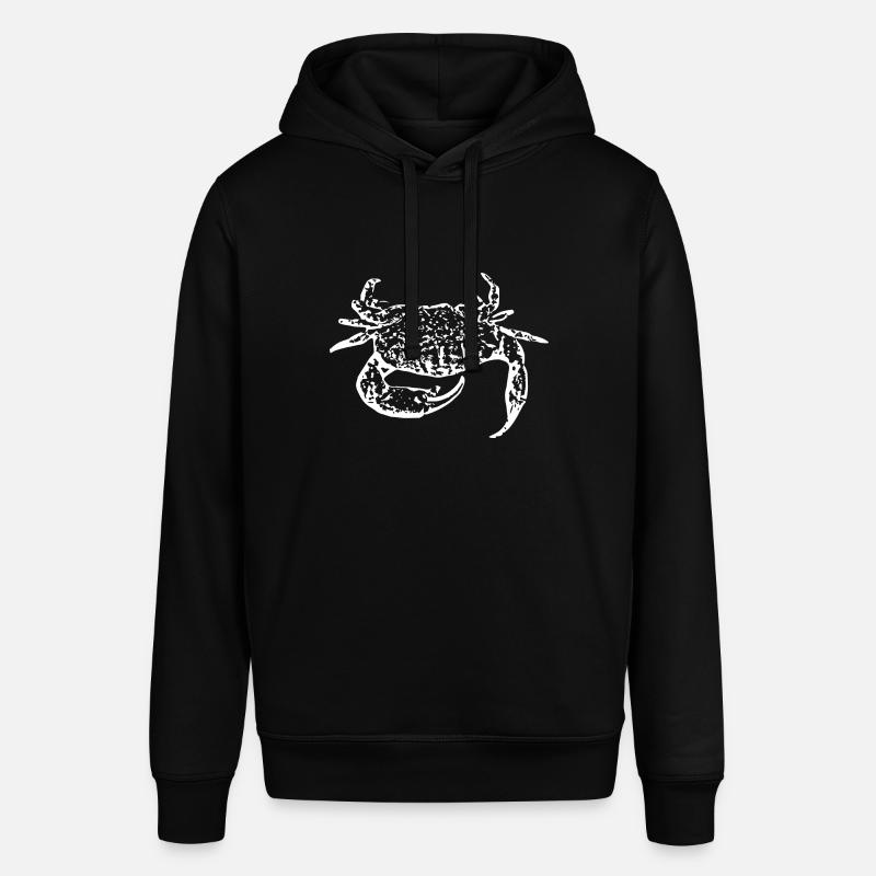 Crabe blanc - Sweat à capuche SOUNDER Stanley/Stella Unisexe - noir