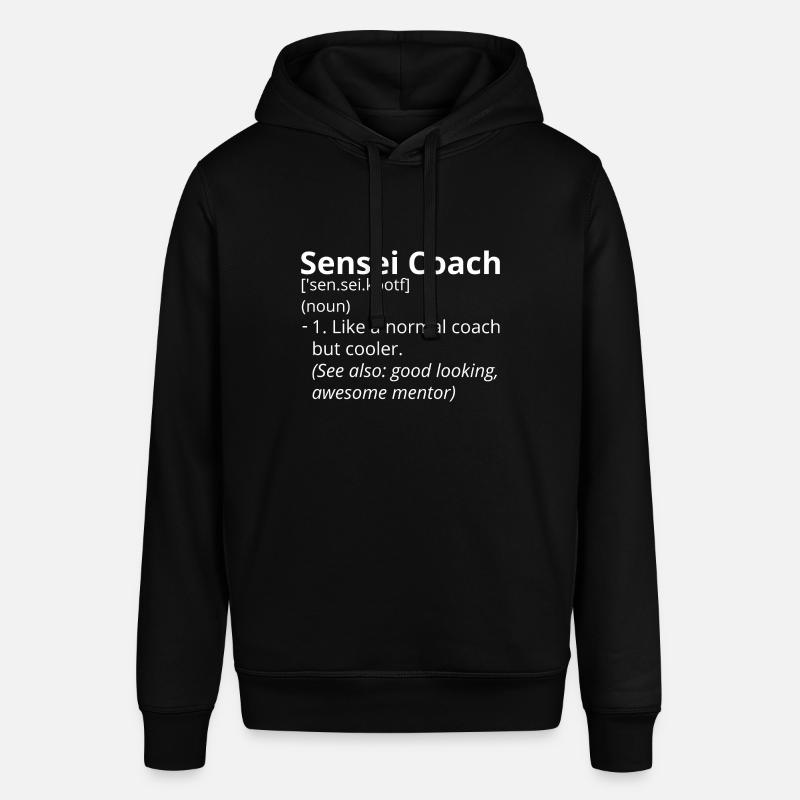 Sensei Coach Définition Description - Sweat à capuche SOUNDER Stanley/Stella Unisexe - noir