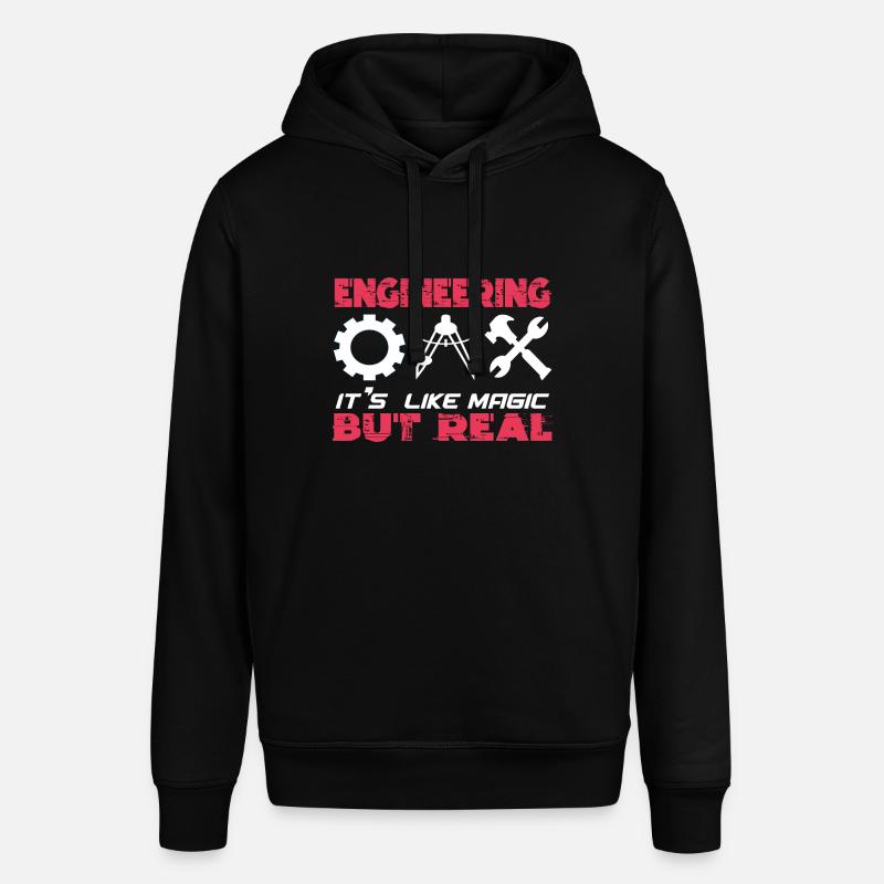Engineer - Engineer Gift - Stanley/Stella SOUNDER Unisex Hoodie - black