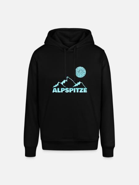 Geschenk für Alpspitz - Stanley/Stella Unisex Hoodie SOUNDER - Schwarz