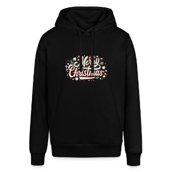 Joyeux Noël - Joyeux Noël! - Sweat à capuche SOUNDER Stanley/Stella Unisexe - noir - Devant - Alina (178cm) & Michal (187cm)