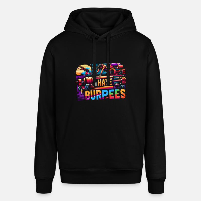 Je déteste les burpees 8 - Sweat à capuche SOUNDER Stanley/Stella Unisexe - noir