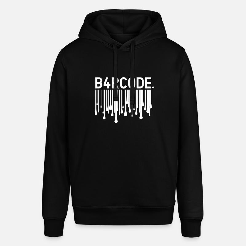 B4RCODE. Melting - Stanley/Stella Unisex Hoodie SOUNDER - Schwarz