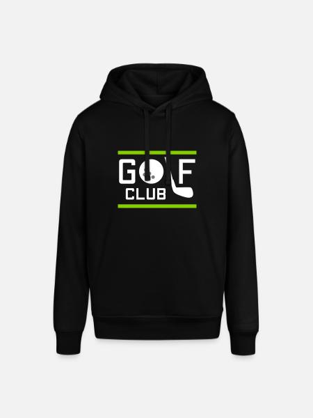 Golf club (golf ball as o, golf clubs as l) - Stanley/Stella SOUNDER Unisex Hoodie - black