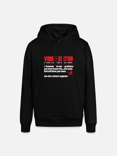 Monteur vidéo Cinéaste Vidéaste - Sweat à capuche SOUNDER Stanley/Stella Unisexe - noir
