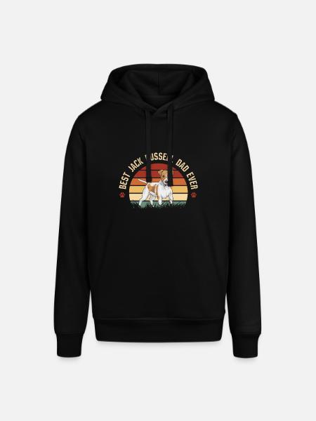 Jack Russell Terrier - Stanley/Stella SOUNDER Unisex Hoodie - black
