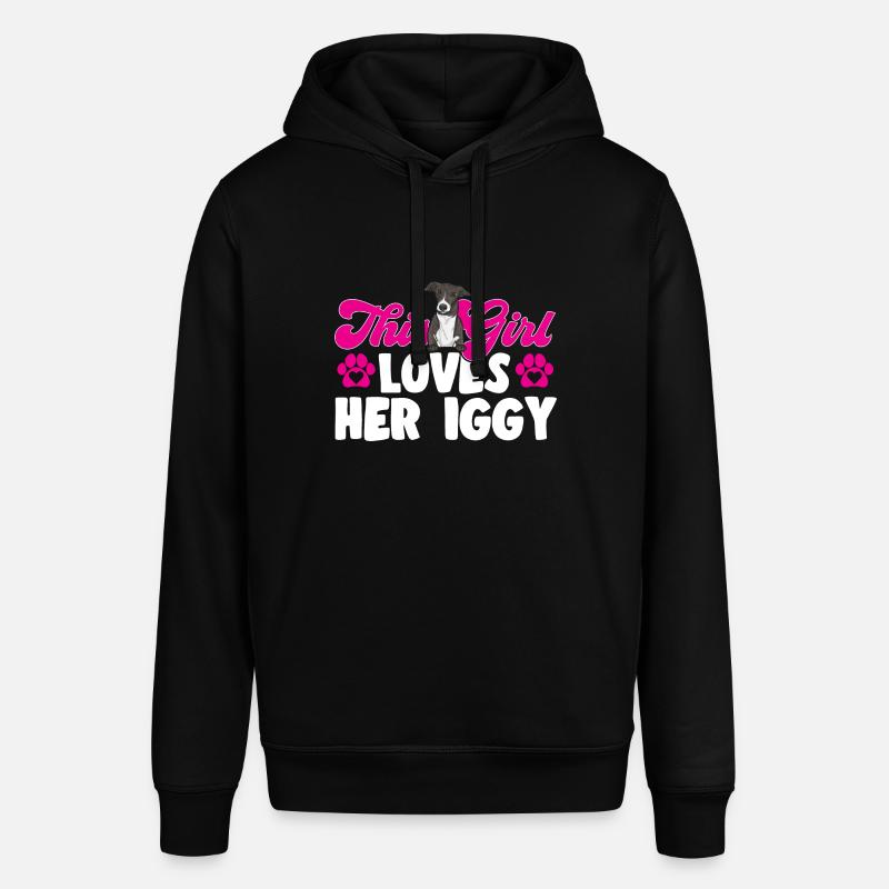 Lévrier italien Greyhound Chiens - Sweat à capuche SOUNDER Stanley/Stella Unisexe - noir