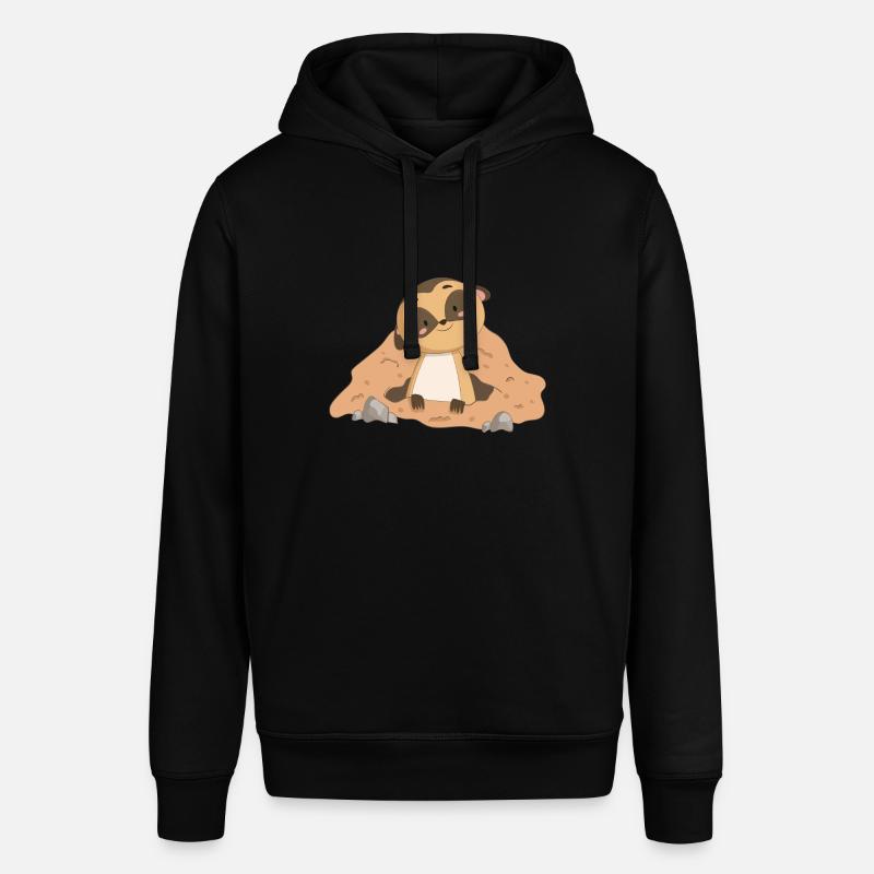 Suricate Mangust - Sweat à capuche SOUNDER Stanley/Stella Unisexe - noir