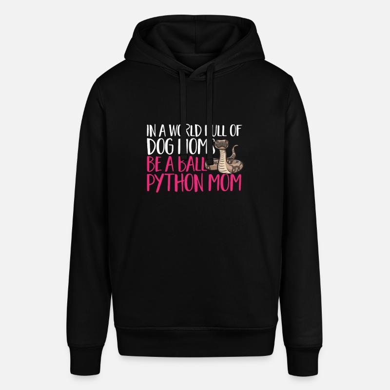 Ball Python Schlange Königspython - Stanley/Stella Unisex Hoodie SOUNDER - Schwarz