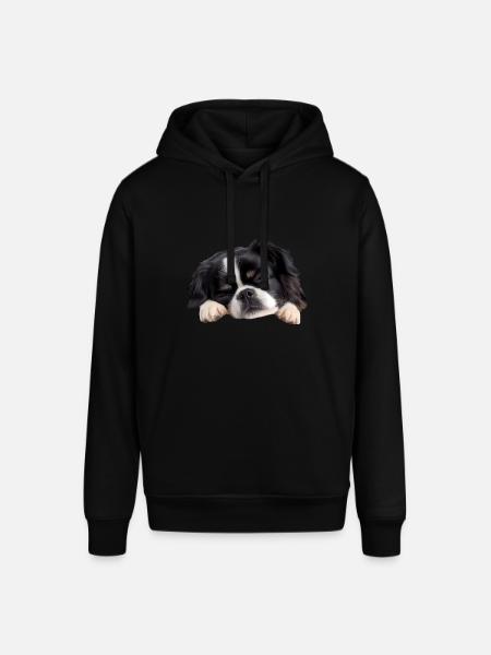 Japanese Chin - Stanley/Stella SOUNDER Unisex Hoodie - black